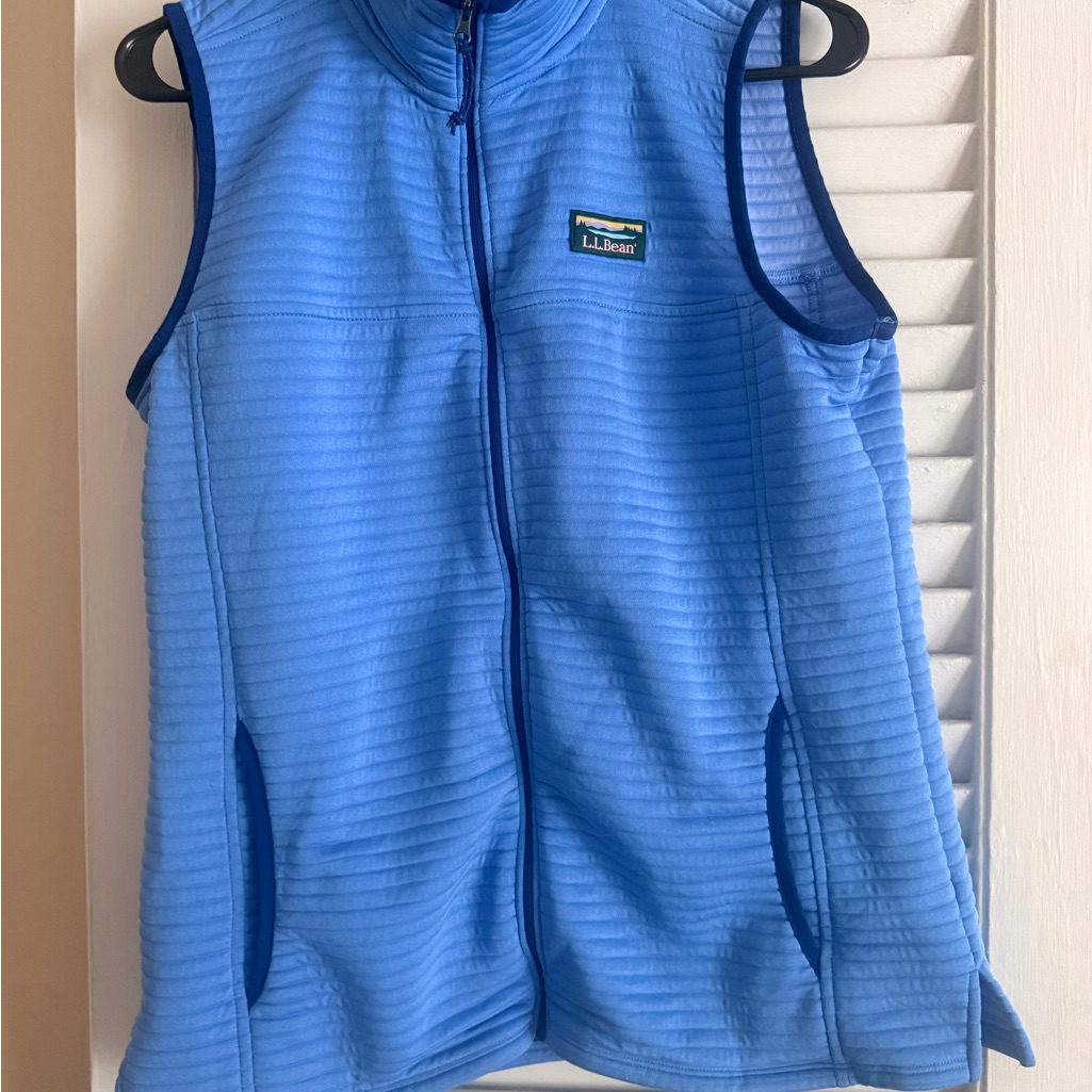 LL Bean Light Blue Quilted Jacket LL Bean Light Blue Quilted Jacket